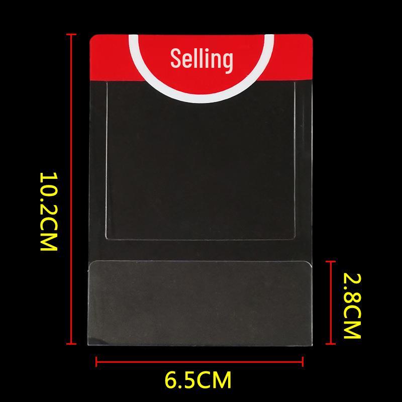 Transparent PVC Shelf Label Sleeve for Pharmacy and Baby Store Price Tags