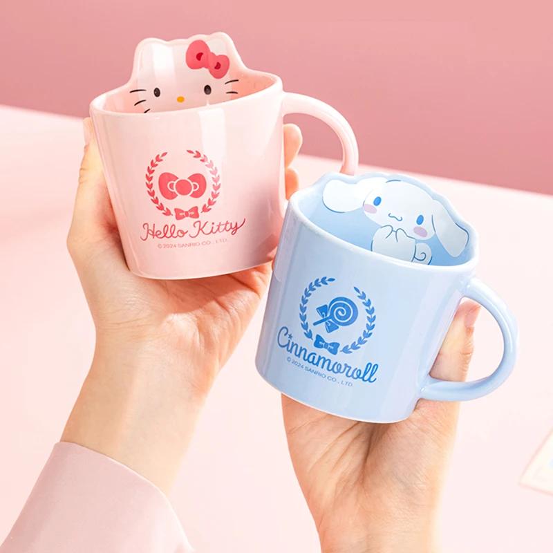 Pour Tasse à Café en Céramique Sanrio Design 3D Tasse Petit Déjeuner Motif Mignon Pochacco Kuromi Mug à Lait Petit Déjeuner Maison Verrerie de Bureau