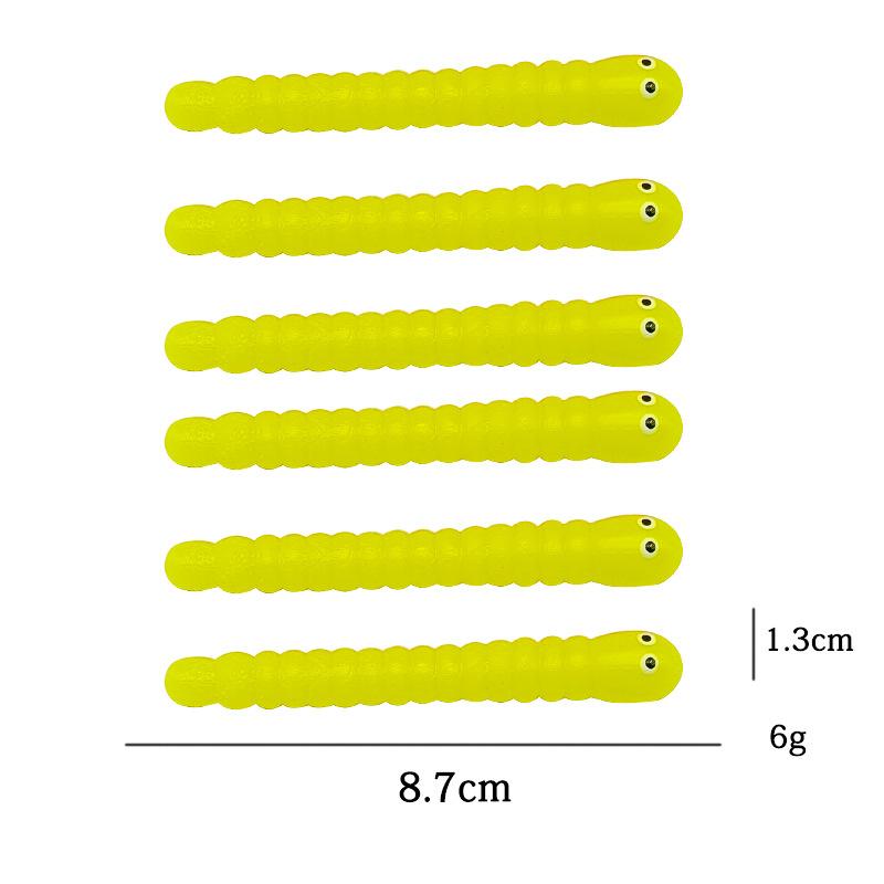 Tpr Color Caterpillar Lala Le Decompression Vent Cute Fun Decompression Tension Soft Rubber Toy