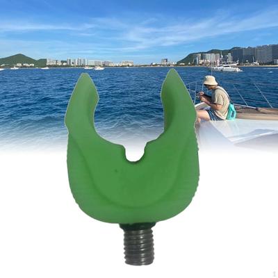 Soporte de caña de pescar para carpas, abrazadera para butt, pinza portátil, luminosa