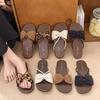 Students Wear Sandals Women'S Three-Dimensional Bows, Accessories, Toe Straps, Simple And Durable Structure