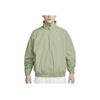 Nike Solid Color Brand Logo Zip Pockets Stand Collar Jacket Men Jackets Matcha DQ5201-386