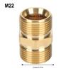 2pcs M22 Metric Thread Pressure Washer Adapter  Pressure Washer Hose Extension