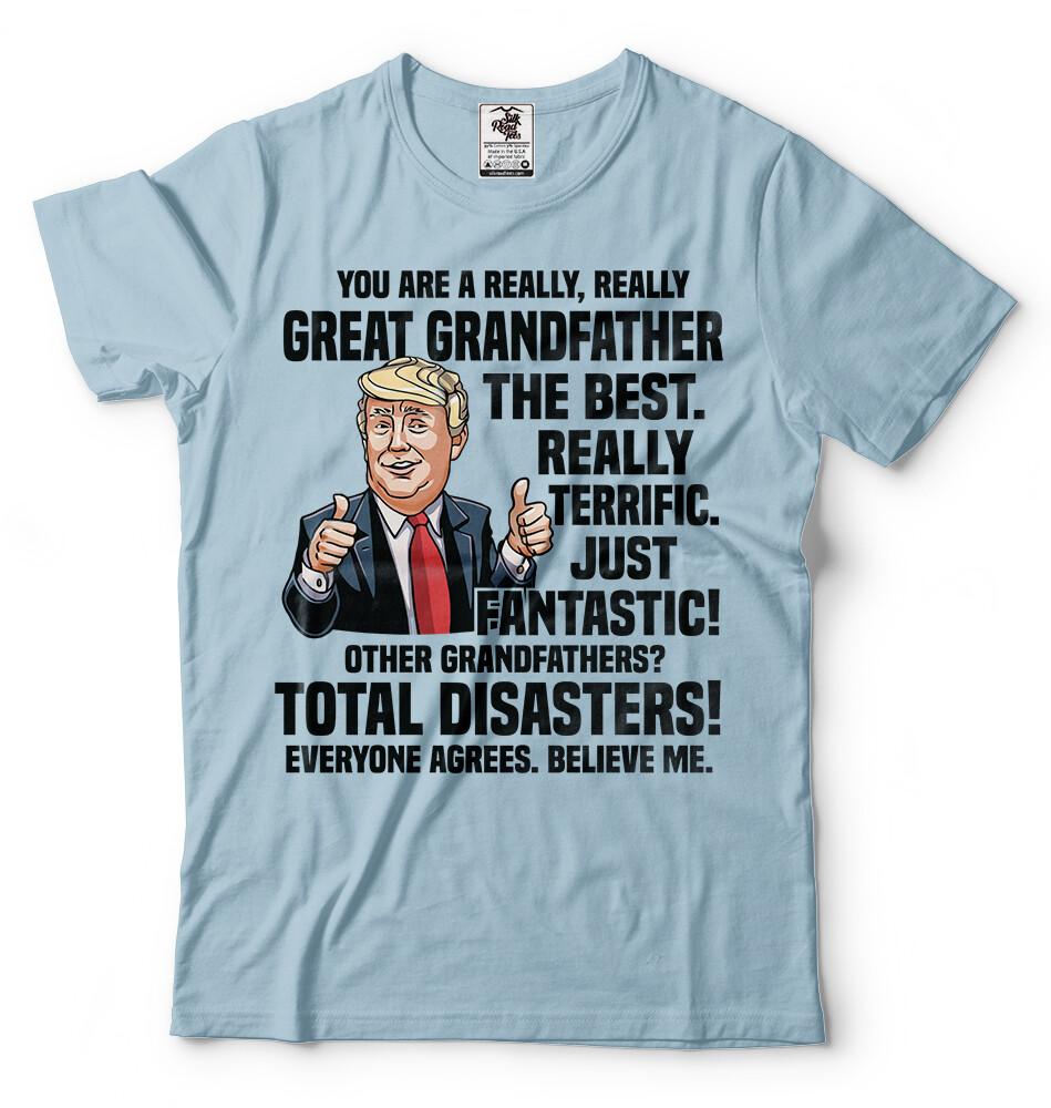Gift For Grandpa Trump Shirt Funny Fathers Day Gift Daddy Grandfather Grandpa