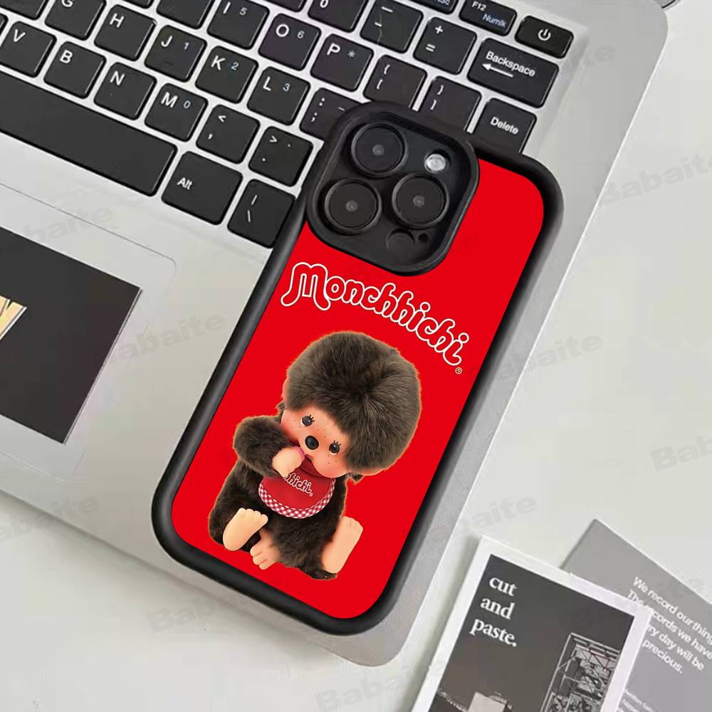 

Cute M-monchhichis-s TPU Phone Cover For Iphone 17 16 15 14 13 12 11 Pro Max Plus Case Cover iPhone 13