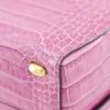 CELINE Handbag pink Embossed Leather Women Used