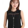 New Arrival Long Necklaces for Women Fashion Gray Crystal Choker Collier Femme Statement Necklaces & Pendants Accessories