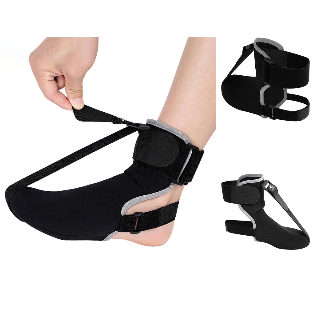 Unisex Foot Pain Relief Night Splint Sock Adjustable Hook-and-loop Fastener for Plantar Fasciitis Tension Alleviation