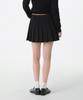 Musinsa Standard Woman Women'S Pinstripe Low Rise Pleated Mini Skirt [Black]