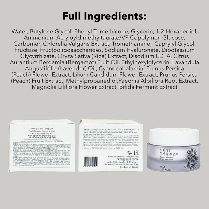 House of Dohwa - Peach Blossom Overnight Mask