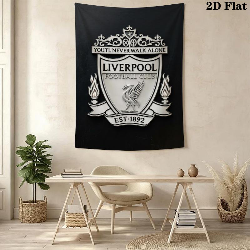Never Alone Liverpool Fc Crest Threepiece Set 1 Duvet Cover 2 Pillowcase Without Core Christmas Birthday Gift Bedding Set