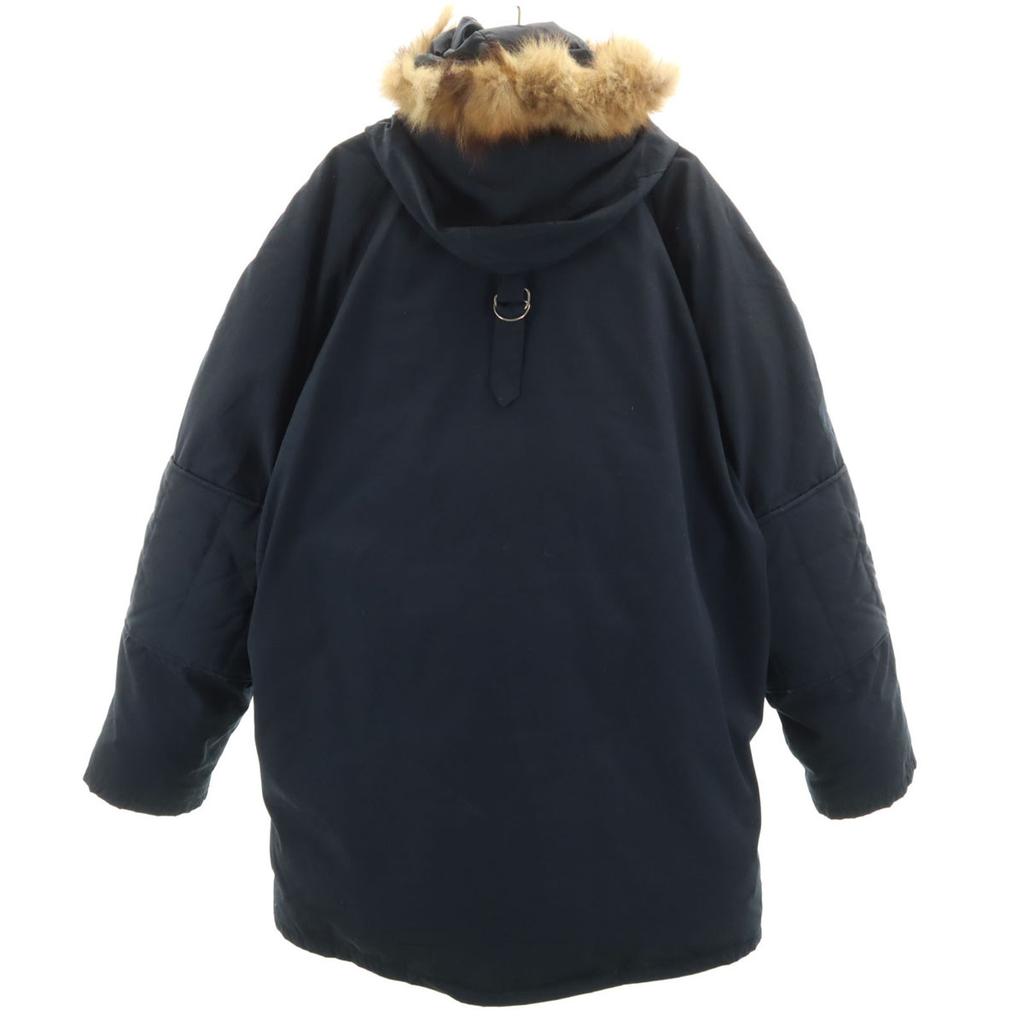 SCHOTT 90s Made In USA Old Down Jacket L Navy Men's Used