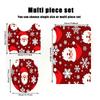 A Snowflake Christmas Style Toilet Mat Can Be Purchased Individually Or Assembled As A Set For Bathroom Carpets
