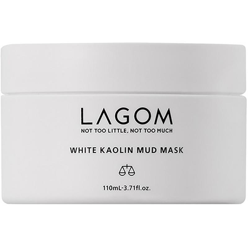 LAGOM White Kaolin Mud Mask – Pore Purifying & Soothing Clay Pack, Korean