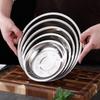 Ruhan Thickened Stainless Steel Dinner Plates