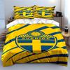 Swedish flag design pattern. Bedding sets Duvet cover sets Duvet covers Pillowcases(1* Duvet Cover 2* Pillowcases without duvet insert)