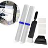 EHDIS Car Door Panel PET Cover Waterproof Gaurd Protection Glass Cleaning Window Film Tint Install Water Shield Sheet 2pcs/Pack