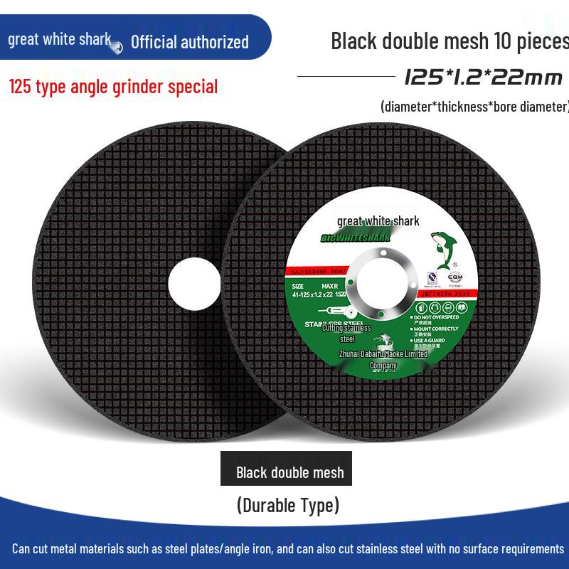 Big White Shark 10-Angle Grinder Disc for Polishing and Metal Grinding
