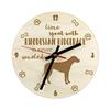Rhodesian Ridgeback, African Lionhound, African Lion Dog - Clock with Dog, Wooden Clock with Engraving, Personalised Clock by