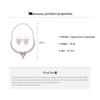 Collana Zircone Nodo a Farfalla Goccia d'Acqua: Elegante Catena per Clavicola - Accessorio Versatile per Donne