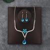 Set di Collana e Orecchini alla Moda in Stile Coreano: Accessori Perfetti per Matrimonio Sposa