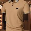 Herren-Poloshirts - Kurzarm & Kragen, Herren-Arbeitshemd für Business Casual Sommermode Tägliche Kleidung