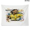 Ronaldinho Wall Tapestry Aesthetic Wall Hanging Printed Fabric Blanket Decorative Tapestries for Bedroom Living Room Home Decor