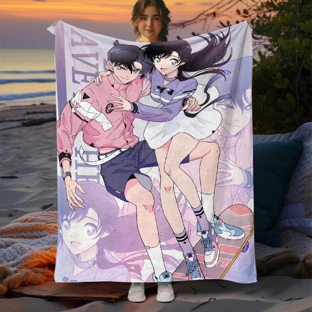 Detective Conan HD Print Blanket.Exquisite,Soft,Comfortable,Nap,travel,work,living Room,bedroom,Chair,sofa,Picnics,Blankets,Gift