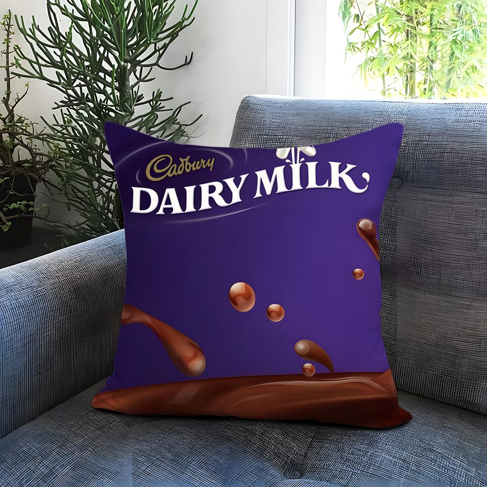 Hot C-CCadbury Cushion Cover Comfortable Reversible Pillow Cover Ideal for Car Sofa Bedroom & Beyond