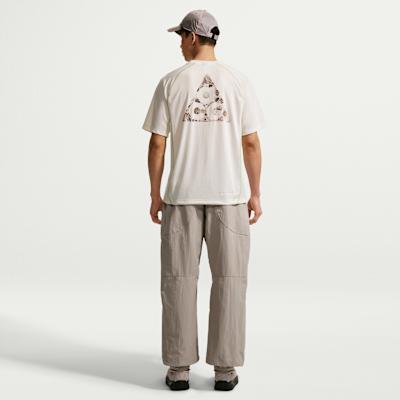 Men's Nike ACG T Shirts Men's Beige Crew Neck Moderate