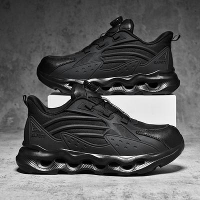 Rotating Button New Safety Shoes Men Anti-smash Anti-puncture Work Shoes Fashion Men Sport Shoes Security Protective Boots Men