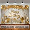 2D Flat Banner 1 Piece Birthday Celebration Background Decoration for Photography Props Polyester Banner Decoration