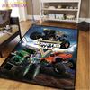 Monster Jam Truck Game Carpet for Living Room Bedroom Rug Kitchen Kids Door Unslip Floor Mat Birthday gift photography props Rug