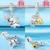 copper Charm Bead Charms Cute Cats Dogs Elephant Bear Bead Charms Compatible With Authentic Bracelets Do It Yourself Necklaces Making Accessories Wome