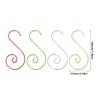 100pcs Christmas Tree Decoration Hooks S Shaped Hangers for Hanging Ornaments Metal Holiday Ornament Hanging Solution