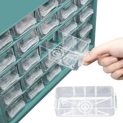 25 Multi-grid Drawer Parts Box Components Storage Plastic Component Box Visible Sufficient Space Parts Screws Storage Organizer