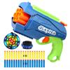 Children 6-Shot Soft Bullet Gun with 20 Bullets Target Wristband Manual Toy Gun Indoor Outdoor Shooting Games Kids Gifts