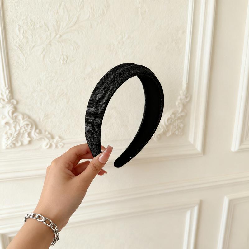 2025 Trendy Korean Wide-Brimmed Headband for Women - Fresh Style Hair Accessory