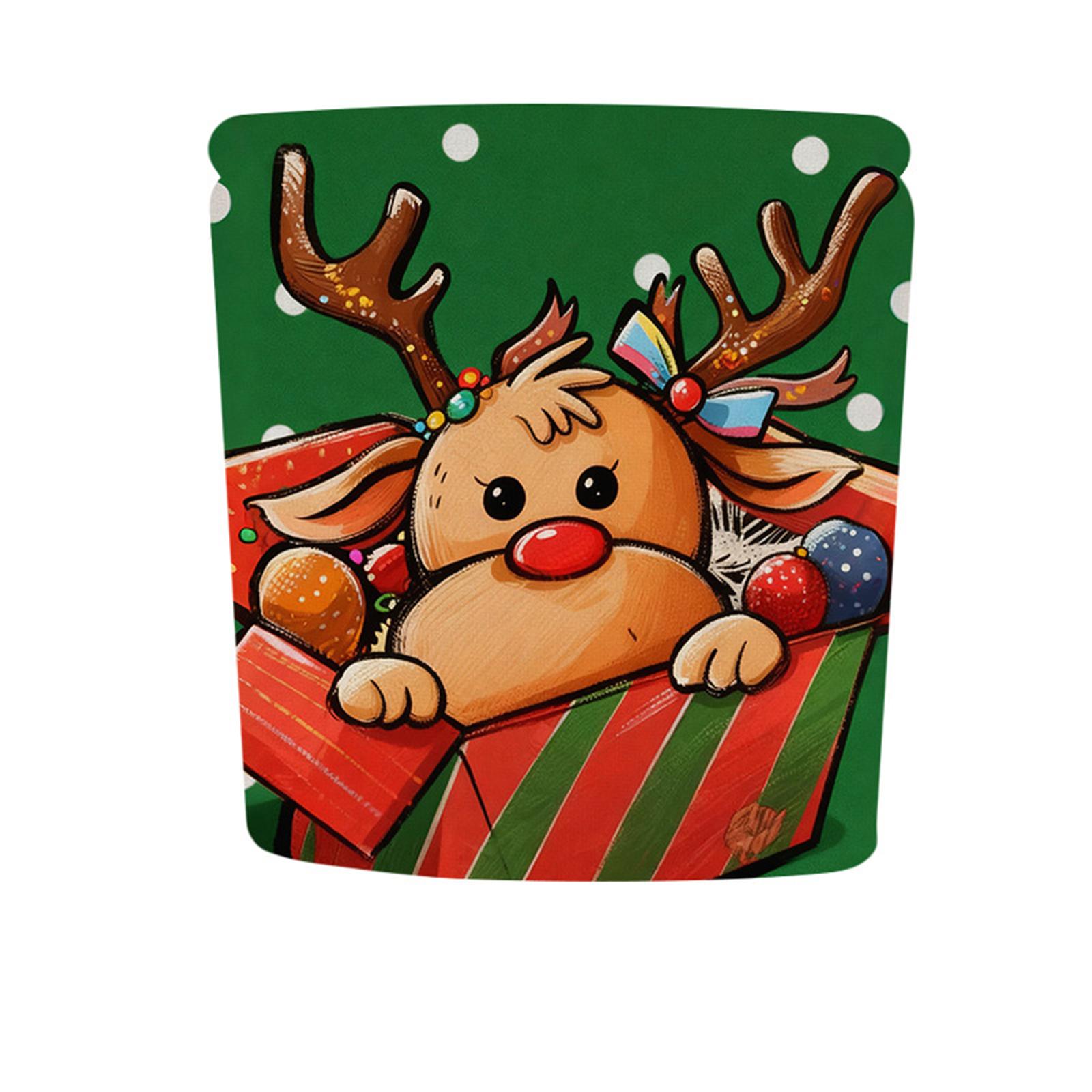 

Christmas Printed Chair Cover, Available For Banquets, Family Dinners, Christmas Atmosphere, Home Decoration, Restaurant Christmas Decoration One Size