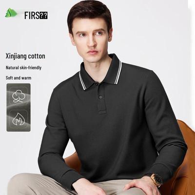 Men's Cloud Sense Long-Sleeve Polo T-shirt