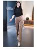 Modal Mid-Sleeve Women's Shirt - 2025 Spring/Summer Style, Five-Seven Sleeve Top, Casual T-Shirt.