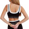 Women's Shockproof Sports Bra with Chest Pads - Two-Piece Yoga and Fitness Top