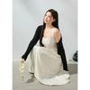 Cotton Polyester Dot Pattern Sleeveless Aline Dress For Summer Casual Womens Fashion