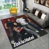 Rock Band Tokio Hotel Bill Kaulitz Teppich Läufer für Schlafzimmer Wohnzimmer Sofa Spielzimmer Fußmatte Heimdekoration, Kinderbereich Teppich Rutschfest