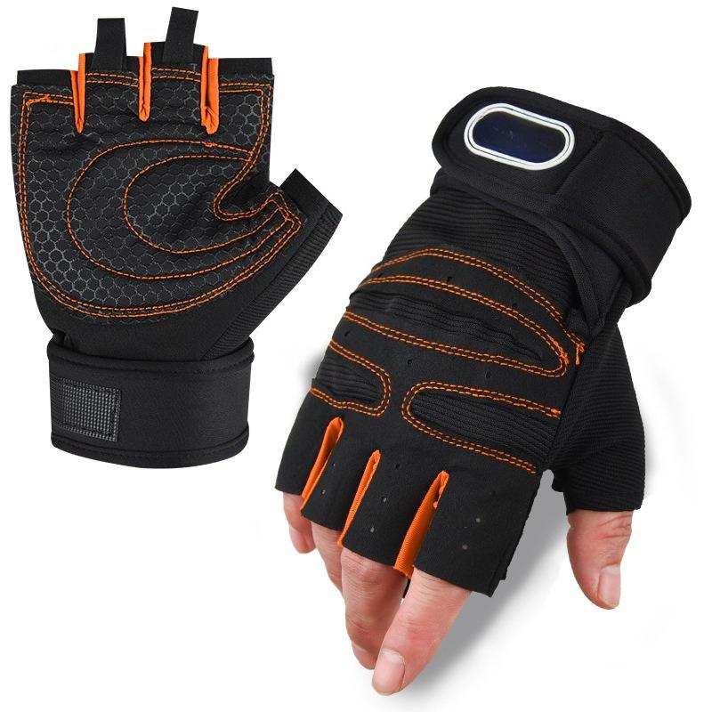 

1pair Gym Gloves Fitness Weight Lifting Gloves Body Building Training Sports Exercise Cycling Sport Workout Glove designed for Men Women XL
