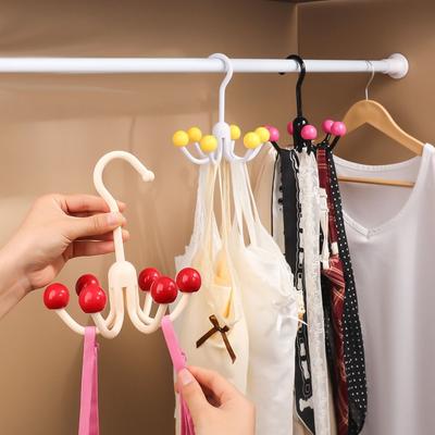Tragbarer Kleiderbügel für Zuhause Multifunktionaler Schal Krawatten Ausstellungsständer BH Schal Hüte Taschen