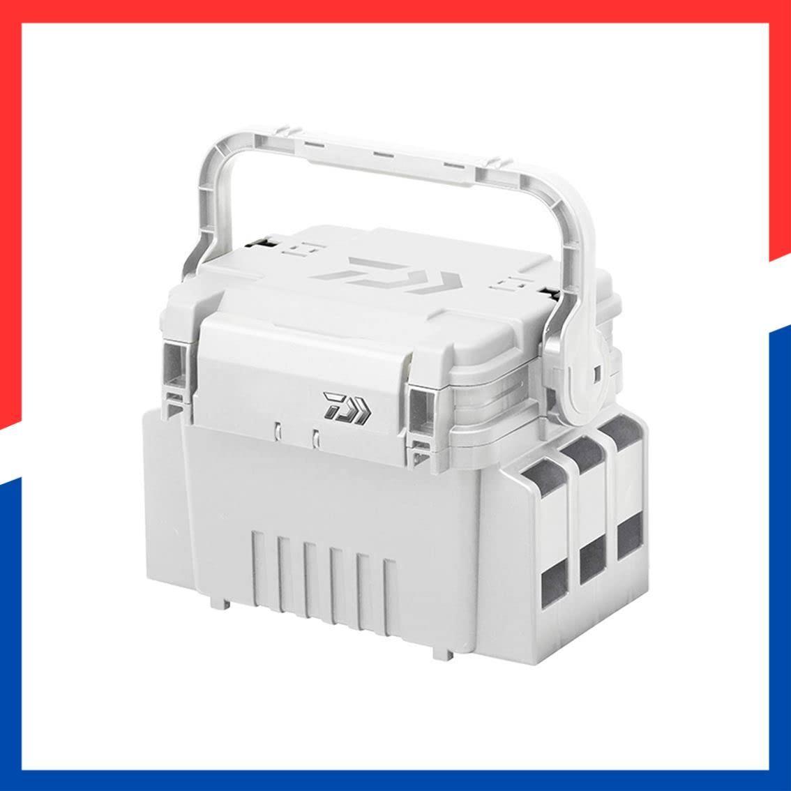 Used [Stock Clearance] Tackle Box with Handle Lock TB Daiwa 3000HS/4000HS/4500HS/5000HS/7000HS Shine White Various