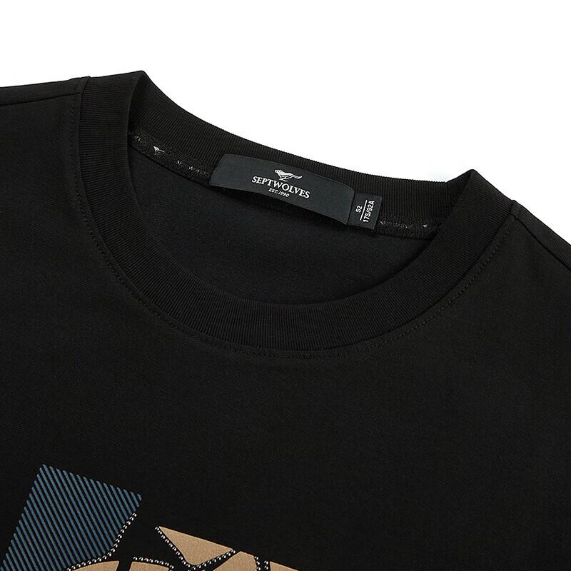 SEPTWOLVES Men's 7A Antibacterial Short Sleeve T-Shirt