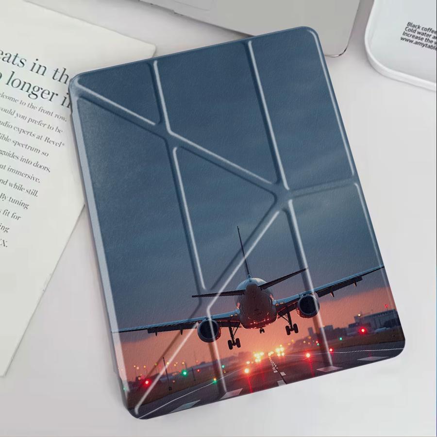 Tablet Case For iPad Pro 2025 Mini 6 7 Air 4 5 M3 M2 1 2 M4 11inch Pro 11th 10th 9th 8th 7th 12.9inch Holder Cover Night Tarmac