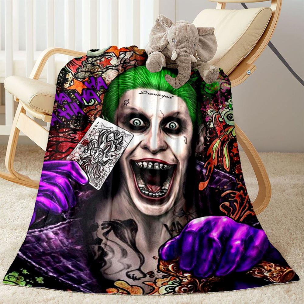 The Joker's Chaos Blanket Suitable for sofas,travel, living rooms also a good gift for friends and family Suitable for all seasons.